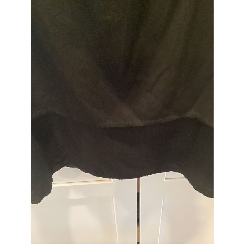 Sundance Womens Frayed Sleeveless Tiered Top Sz M Black Stretch - Picture 3 of 8